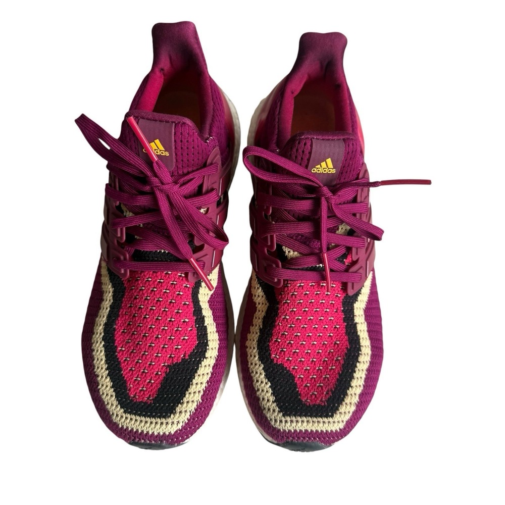 Adidas Women's UltraBoost 2.0 DNA US Size 7.5 Power Berry Knitted Running - Picture 3 of 9